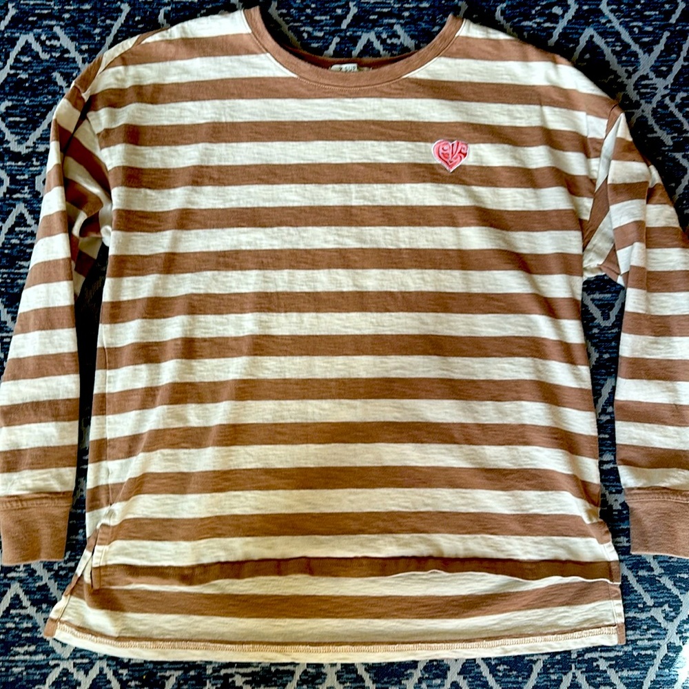 Z Supply long sleeve “Love” top